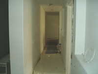Widened hallway 6 inches