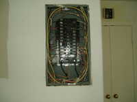 new 100 amp sevice just for front of house